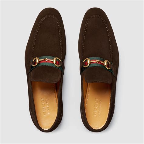 gucci light brown loafers|Gucci loafers suede.